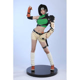 Game Final Fantasy VII Yuffie Kisaragi Women Green Set Cosplay Costume Outfits Halloween Carnival Suit