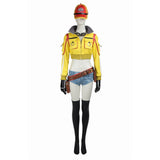 Game Final Fantasy XV Cindy Aurum Women Yellow Suit Cosplay Costume Outfits Halloween Carnival Suit