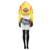 Game Final Fantasy XV Cindy Aurum Women Yellow Suit Cosplay Costume Outfits Halloween Carnival Suit