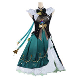 Game Genshin Impact Emilie Women Green Dress Cosplay Costume Outfits Halloween Carnival Suit