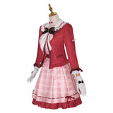 Game Genshin Impact Sangonomiya Kokomi Women Red Dress Cosplay Costume Outfits Halloween Carnival Suit