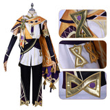 Game Genshin Impact Sethos Orange Outfit Cosplay Costume Outfits Halloween Carnival Suit