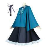 Game Honkai: Star Rail Firefly Women Blue Dress Cosplay Costume Outfits Halloween Carnival Suit