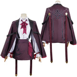 Game Honkai: Star Rail Kafka Women Purple Outfit Cosplay Costume Outfits Halloween Carnival Suit