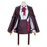 Game Honkai: Star Rail Kafka Women Purple Outfit Cosplay Costume Outfits Halloween Carnival Suit