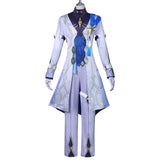 Game Honkai: Star Rail Sunday White Blue Outfit Cosplay Costume Outfits Halloween Carnival Suit