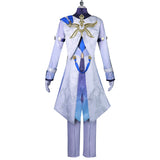 Game Honkai: Star Rail Sunday White Blue Outfit Cosplay Costume Outfits Halloween Carnival Suit