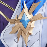 Game Honkai: Star Rail Sunday White Blue Outfit Cosplay Costume Outfits Halloween Carnival Suit