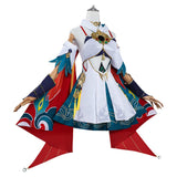 Game Honkai: Star Rail Yunli Women Red Dress Cosplay Costume Outfits Halloween Carnival Suit