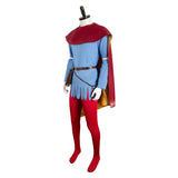 Game Manor Lords Suzerain Red And Blue Outift Cosplay Costume Outfits Halloween Carnival Suit