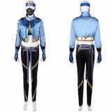 Game Mortal Kombat Kitana Women Blue Outfit Cosplay Costume Outfits Halloween Carnival Suit