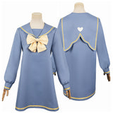 Game Needy Streamer Overload KAngel Women Blue Dress Cosplay Costume Outfits Halloween Carnival Suit