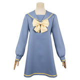 Game Needy Streamer Overload KAngel Women Blue Dress Cosplay Costume Outfits Halloween Carnival Suit