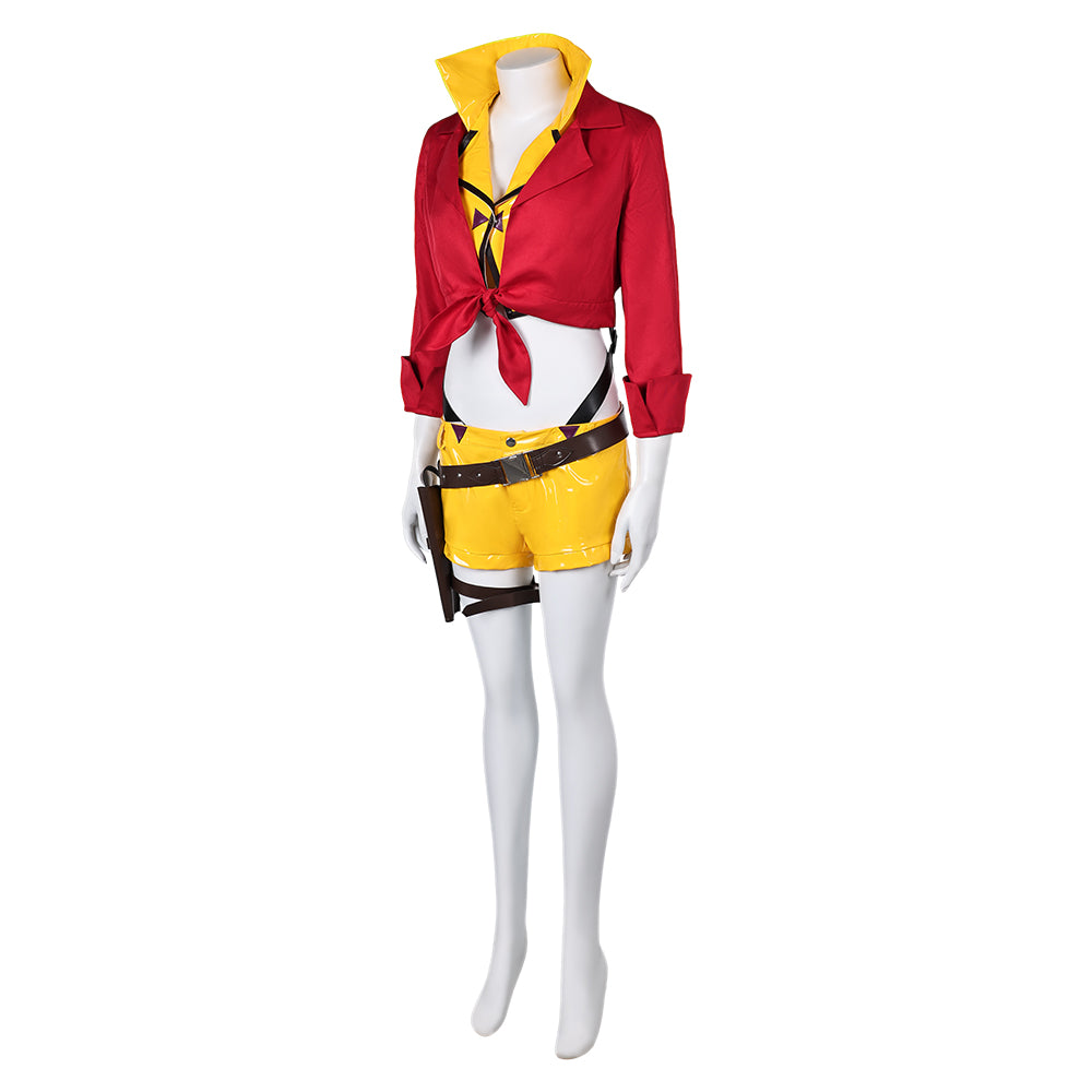 Game Overwatch Ashe Women Red Cowboy Bebop Outfit Cosplay Costume Outf –  TrendsinCosplay