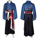 Game Rise of the Ronin Ronin Blue Kimono Cosplay Costume Outfits Halloween Carnival Suit