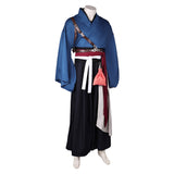 Game Rise of the Ronin Ronin Blue Kimono Cosplay Costume Outfits Halloween Carnival Suit