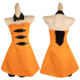 Game Splatoon Marie Women Orange Outfit Cosplay Costume Outfits Halloween Carnival Suit