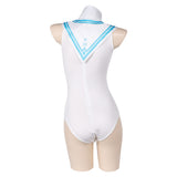 Game Stellar Blade Eve Women Blue One-piece Swimsuit Cosplay Costume Outfits Halloween Carnival Suit