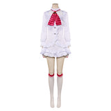 Game Tekken 8 Lili Women White Dress Cosplay Costume Outfits Halloween Carnival Suit