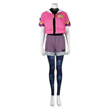 Game Valorant Clove Women Pink Top Pants Set Cosplay Costume Outfits Halloween Carnival Suit