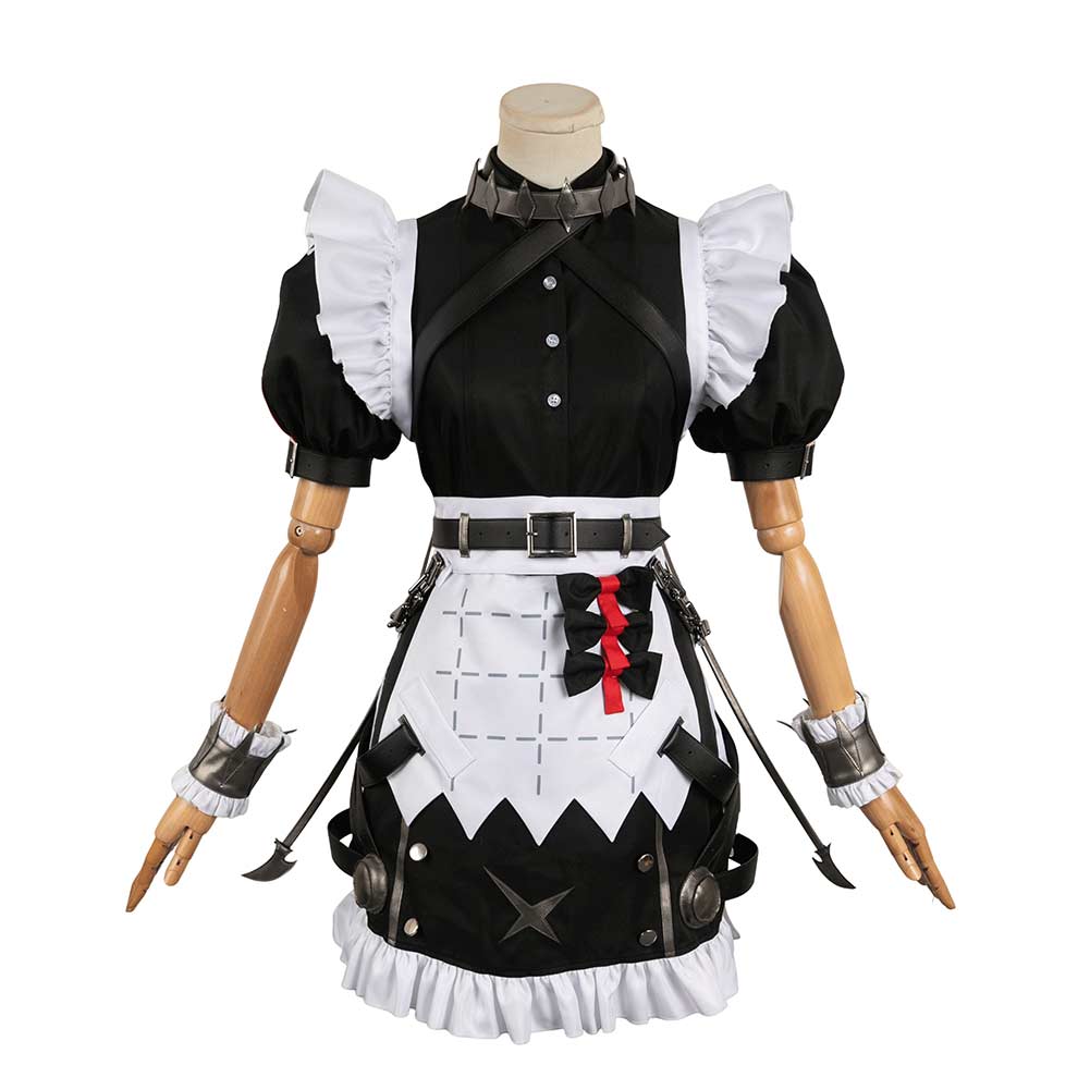 Game Zenless Zone Zero Ellen Joe Women Black Maid Dress Outfit Cosplay TrendsinCosplay Game Zenless Zone Zero Ellen Joe Women Black Maid Dress Outfit Cosplay TrendsinCosplay