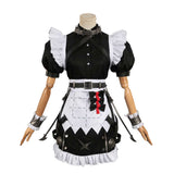 Game Zenless Zone Zero Ellen Joe Women Black Maid Dress Outfit Cosplay Costume