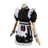 Game Zenless Zone Zero Ellen Joe Women Black Maid Dress Outfit Cosplay Costume