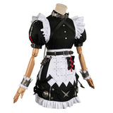 Game Zenless Zone Zero Ellen Joe Women Black Maid Dress Outfit Cosplay Costume