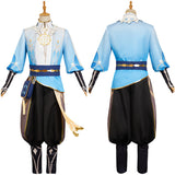 Genshin Impact Aether Blue Outfit Cosplay Costume Outfits Halloween Carnival Suit