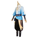 Genshin Impact Aether Blue Outfit Cosplay Costume Outfits Halloween Carnival Suit