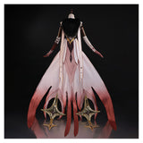 Genshin Impact Asmoday Red Outfit With Cloak Cosplay Costume Outfits Halloween Carnival Suit