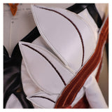 Genshin Impact Asmoday Red Outfit With Cloak Cosplay Costume Outfits Halloween Carnival Suit