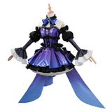 Genshin Impact Clorinde Purple Dress Outfit Cosplay Costume Outfits Halloween Carnival Suit