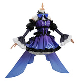 Genshin Impact Clorinde Purple Dress Outfit Cosplay Costume Outfits Halloween Carnival Suit