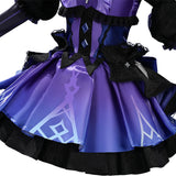 Genshin Impact Clorinde Purple Dress Outfit Cosplay Costume Outfits Halloween Carnival Suit