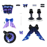 Genshin Impact Clorinde Purple Dress Outfit Cosplay Costume Outfits Halloween Carnival Suit