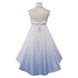 Genshin Impact Columbina Women White Pajamas Dress Cosplay Costume Outfit Halloween Carnival Suit