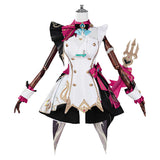 Genshin Impact Escoffier Women White Dress Outfit Cosplay Costume Outfits Halloween Carnival Suit