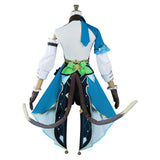 Genshin Impact Kirara Women Blue Dress Cosplay Costume Outfits Halloween Carnival Suit