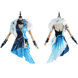 Genshin Impact Yelan Women Cosplay Costume Outfits Halloween Carnival Suit