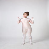 Ghost in the Shell Kusanagi Motoko Women White Bodysuit Cosplay Costume Outfit Halloween Carnival Suit