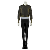 Ghost in the Shell The Major Women Green Outfit Cosplay Costume Outfit Halloween Carnival Suit