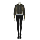 Ghost in the Shell The Major Women Green Outfit Cosplay Costume Outfit Halloween Carnival Suit