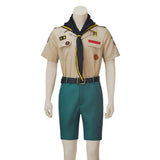 Ghosts Pete Martino Brown Scout Outfit Cosplay Costume Outfit Halloween Carnival Suit
