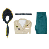 Ghosts Pete Martino Brown Scout Outfit Cosplay Costume Outfit Halloween Carnival Suit
