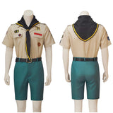 Ghosts Pete Martino Brown Scout Outfit Cosplay Costume Outfit Halloween Carnival Suit