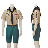 Ghosts Pete Martino Brown Scout Outfit Cosplay Costume Outfit Halloween Carnival Suit