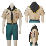Ghosts Pete Martino Brown Scout Outfit Cosplay Costume Outfit Halloween Carnival Suit