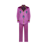 Giorno Giovanna Purple Outfit Cosplay Costume Outfits Halloween Carnival Suit