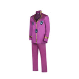 Giorno Giovanna Purple Outfit Cosplay Costume Outfits Halloween Carnival Suit